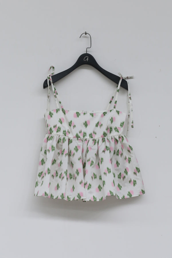 MING MA SS21 TO06 bow tie top